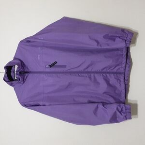 Koko pink women Windbreaker rain coat jacket M wather repellent hooded Hiking